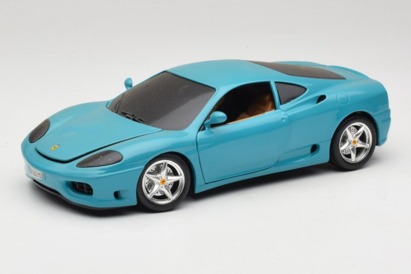 Ferrari 360 Modena Migros Edizione Limitata 333 pz Blu Bburago 1:18 3358-G1 Pressofusione