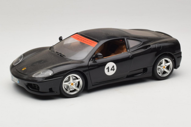 Ferrari 360 Modena #14 Nero Edizione Limitata Bburago 1:18 3368-B1 Pressofusione