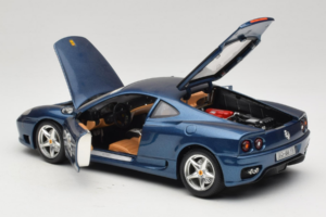 Ferrari 360 Modena #15 Edizione Limitata Blu Metallizzato Bburago 1:18 3358-F1 Pressofusione — immagine 5 di 8
