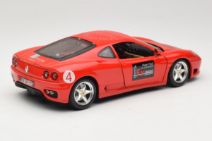Ferrari 360 Modena Bevro International #4 Edizione Limitata 111 pz Rosso Bburago 1:18 3358-P1 Pressofusione — immagine 3 di 8