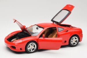Ferrari 360 Modena Rosso Bburago 1:18 3358 Pressofusione — immagine 2 di 8