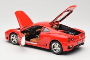 Ferrari 360 Modena Rosso Bburago 1:18 3358 Pressofusione — immagine 5 di 8