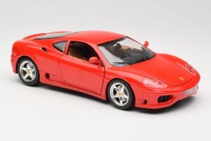 Ferrari 360 Modena Rosso Bburago 1:18 3358 Pressofusione — immagine 6 di 8
