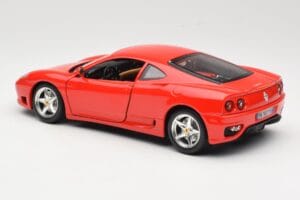 Ferrari 360 Modena Rosso Bburago 1:18 3358 Pressofusione — immagine 7 di 8
