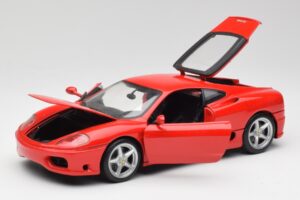 Ferrari 360 Modena Rosso Hot Wheels 1:18 25736 Pressofusione — immagine 2 di 8