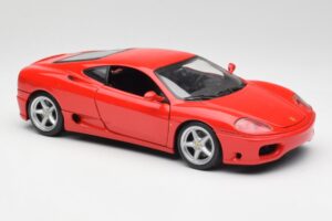 Ferrari 360 Modena Rosso Hot Wheels 1:18 25736 Pressofusione — immagine 6 di 8