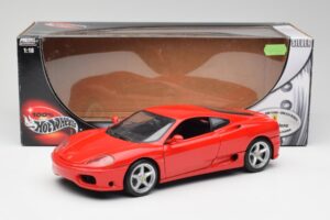 Ferrari 360 Modena Rosso Hot Wheels 1:18 25736 Pressofusione — immagine 8 di 8