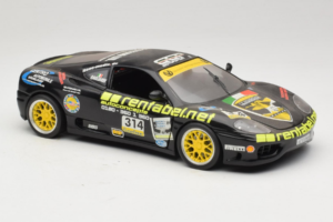 Ferrari 360 Modena Rentabel #314 Gagliardi Nero Bburago 1:18 3378-B1 Pressofusione — immagine 6 di 8