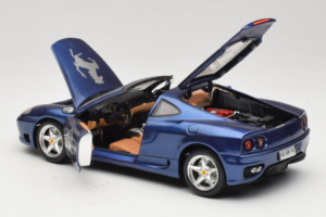 Ferrari 360 Modena Targa Edizione Limitata 333 pz Viola Metallizzato Bburago 1:18 3348-F1 Pressofusione — immagine 5 di 8