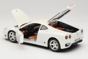 Ferrari 360 Modena Bianco Bburago 1:18 3368-W1 Pressofusione — immagine 5 di 8