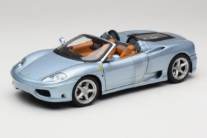 Ferrari 360 Spider Blu The Italian Job Hot Wheels 1:18 P9905 Pressofusione