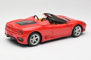 Ferrari 360 Spider Rosso Hot Wheels 1:18 FER129 Pressofusione — immagine 3 di 8