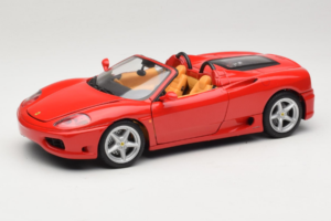 Ferrari 360 Spider Rosso Hot Wheels 1:18 27774-M1 Pressofusione