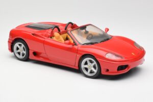 Ferrari 360 Spider Rosso Hot Wheels 1:18 FER129 Pressofusione — immagine 6 di 8