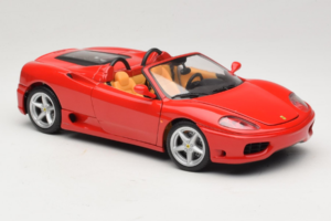 Ferrari 360 Spider Rosso Hot Wheels 1:18 27774-M1 Pressofusione — immagine 6 di 8