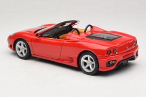 Ferrari 360 Spider Rosso Hot Wheels 1:18 27774-M1 Pressofusione — immagine 7 di 8