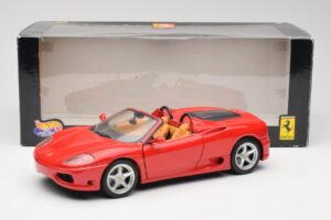 Ferrari 360 Spider Rosso Hot Wheels 1:18 FER129 Pressofusione — immagine 8 di 8