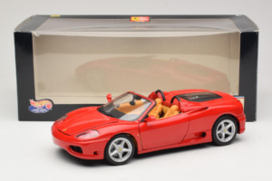 Ferrari 360 Spider Rosso Hot Wheels 1:18 27774-M1 Pressofusione — immagine 8 di 8