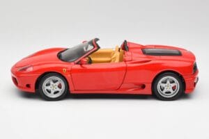 Ferrari 360 Spider Rosso Corsa Hot Wheels 1:18 57310 Pressofusione — immagine 4 di 8