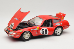 Ferrari 365 GTB/4 Daytona Berlinetta #58 Rosso Techno Giodi 1:18 40011 Pressofusione — immagine 2 di 8