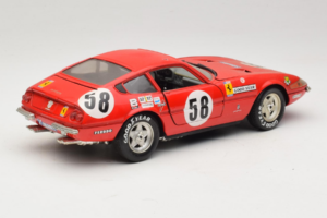 Ferrari 365 GTB/4 Daytona Berlinetta #58 Rosso Techno Giodi 1:18 40011 Pressofusione — immagine 3 di 8