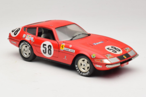 Ferrari 365 GTB/4 Daytona Berlinetta #58 Rosso Techno Giodi 1:18 40011 Pressofusione — immagine 6 di 8