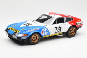 Ferrari 365 GTB/4 #39 J-C. Andruet / Lena 24 Hours of Le Mans 1972 Kyosho 1:18 08164E Pressofusione
