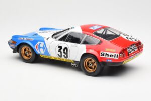 Ferrari 365 GTB/4 #39 J-C. Andruet / Lena 24 Hours of Le Mans 1972 Kyosho 1:18 08164E Pressofusione — immagine 7 di 8