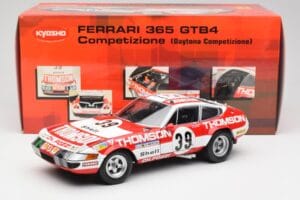 Ferrari 365 GTB4 Competizione #39 1973 Kyosho 1:18 08164F Pressofusione — immagine 8 di 8