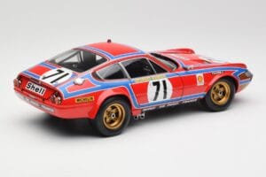 Ferrari 365 GTB4 Competizione #71 24 Hours of Le Mans 1974 Kyosho 1:18 08164A Pressofusione — immagine 3 di 8