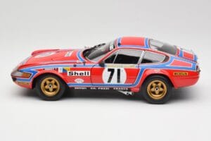Ferrari 365 GTB4 Competizione #71 24 Hours of Le Mans 1974 Kyosho 1:18 08164A Pressofusione — immagine 4 di 8