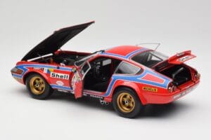 Ferrari 365 GTB4 Competizione #71 24 Hours of Le Mans 1974 Kyosho 1:18 08164A Pressofusione — immagine 5 di 8
