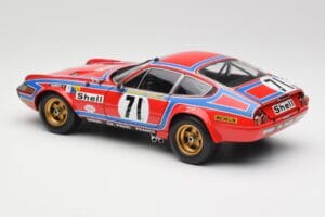 Ferrari 365 GTB4 Competizione #71 24 Hours of Le Mans 1974 Kyosho 1:18 08164A Pressofusione — immagine 7 di 8