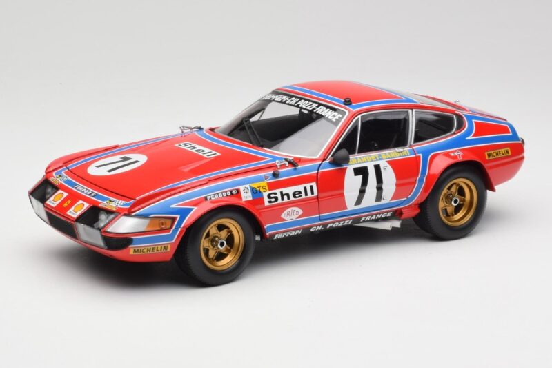 Ferrari 365 GTB4 Competizione #71 24 Hours of Le Mans 1974 Kyosho 1:18 08164A Pressofusione