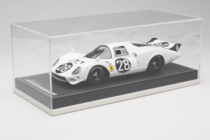 Ferrari 365 P2 #28 M. Gregory / J. Schlesser NART 24 Hours of Daytona 1967 Bianco AB Models 1:18 REMC019 Resina — immagine 2 di 6