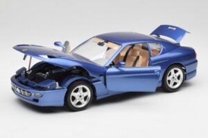 Ferrari 456 GT Blu Pozzi Bburago 1:18 3036-M3 Pressofusione — immagine 2 di 8