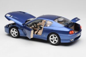 Ferrari 456 GT Blu Pozzi Bburago 1:18 3036-M3 Pressofusione — immagine 5 di 8