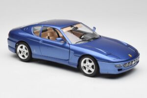 Ferrari 456 GT Blu Pozzi Bburago 1:18 3036-M3 Pressofusione — immagine 6 di 8
