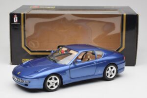 Ferrari 456 GT Blu Pozzi Bburago 1:18 3036-M3 Pressofusione — immagine 8 di 8