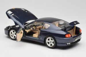 Ferrari 456 GT Blu Bburago 1:18 3036 Pressofusione — immagine 7 di 8