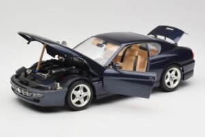 Ferrari 456 GT Blu Bburago 1:18 3036 Pressofusione — immagine 8 di 8
