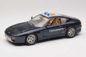Ferrari 456 GT Carabinieri Nero Bburago 1:18 3036-B3 Pressofusione