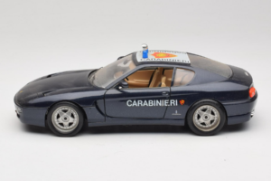 Ferrari 456 GT Carabinieri Nero Bburago 1:18 3036-B3 Pressofusione — immagine 4 di 8