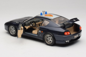Ferrari 456 GT Carabinieri Nero Bburago 1:18 3036-B3 Pressofusione — immagine 5 di 8