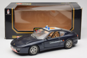 Ferrari 456 GT Carabinieri Nero Bburago 1:18 3036-B3 Pressofusione — immagine 8 di 8