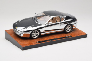 Ferrari 456 GT Chrome Silver Bburago 1:18 3746-R1 Pressofusione — immagine 3 di 8