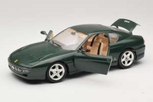 Ferrari 456 GT Verde Scuro Bburago 1:18 3046-GR1 Pressofusione — immagine 2 di 8