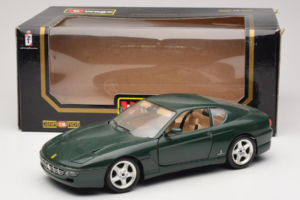 Ferrari 456 GT Verde Scuro Bburago 1:18 3046-GR1 Pressofusione — immagine 8 di 8