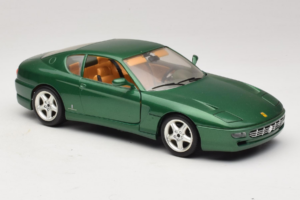 Ferrari 456 GT Verde Metallizzato Bburago 1:18 3036-GR1 Pressofusione — immagine 6 di 8