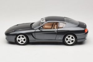 Ferrari 456 GT Grigio Metallic Verniciatura Speciale Bburago 1:18 3036 D Pressofusione — immagine 4 di 8
